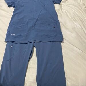 Grey's Anatomy Blue Scrub Set